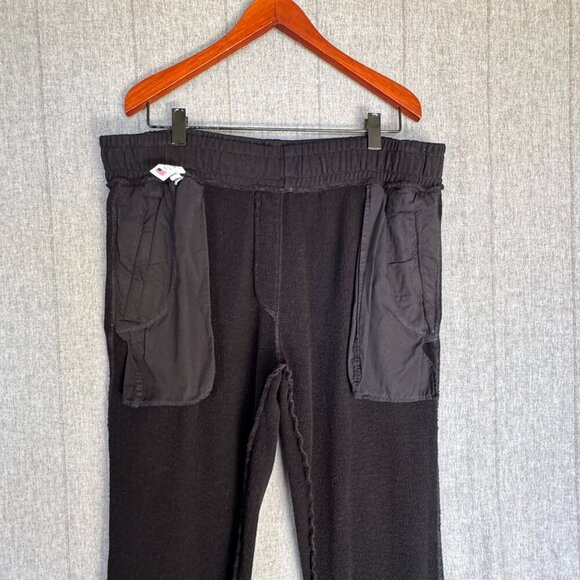 Cotton Citizen Bronx Sweatpants Black Silver Ankle Zipper Pants Size XXL - Picture 10 of 15